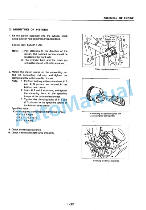Komatsu Z24(ZB) Diesel Engine Shop Manual Z24(ZB)-BE1 4 Komatsu Z24(ZB) Diesel Engine Shop Manual Z24(ZB)-BE1-4