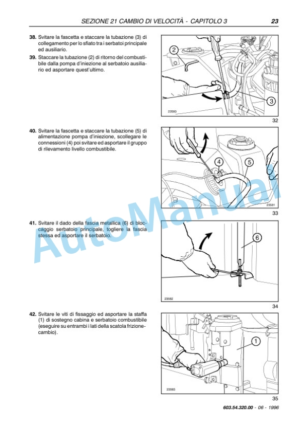 Alternative view of New Holland 100, 115, 135, 160 CV Tractor Repair Manual 6035432000 ITA