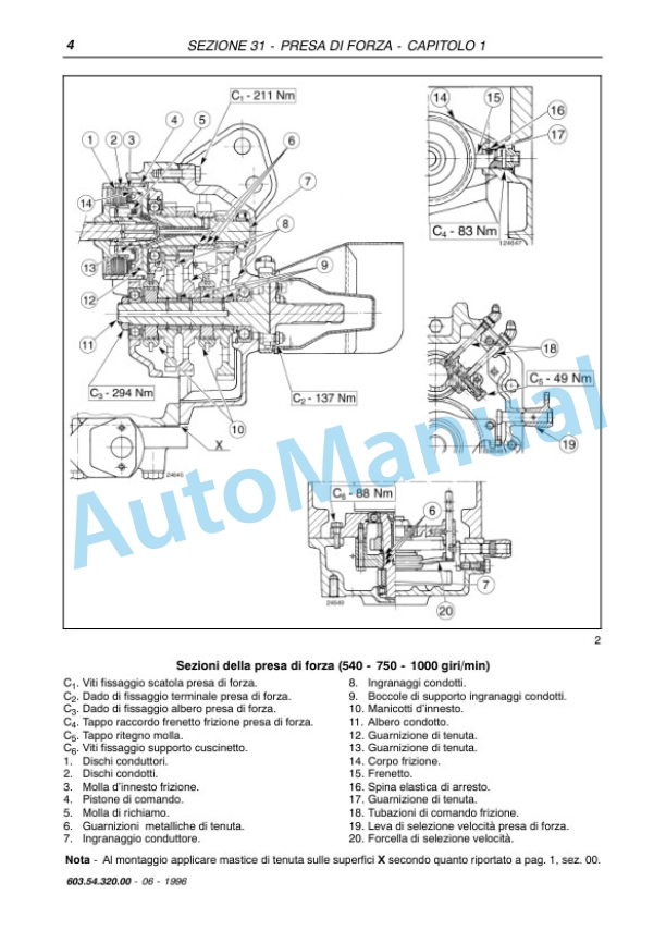 New Holland 100, 115, 135, 160 CV Tractor Repair Manual 6035432000 ITA 3 New Holland 100, 115, 135, 160 CV Tractor Repair Manual 6035432000 ITA - Image 3