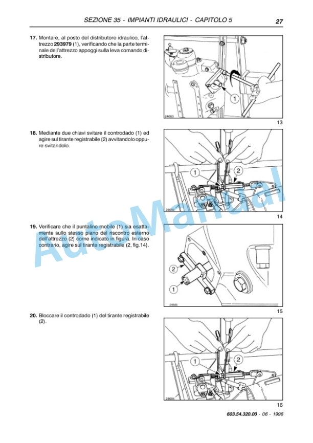 New Holland 100, 115, 135, 160 CV Tractor Repair Manual 6035432000 ITA 4 New Holland 100, 115, 135, 160 CV Tractor Repair Manual 6035432000 ITA - Image 4