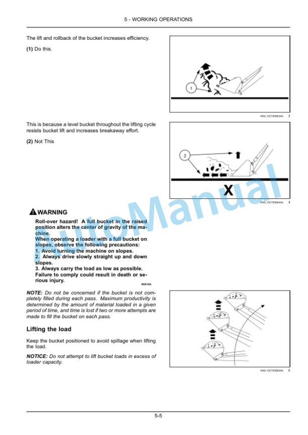 New Holland 100LC Loader Operation and Maintenance Manual 51410108 4 New Holland 100LC Loader Operation and Maintenance Manual 51410108 - Image 4