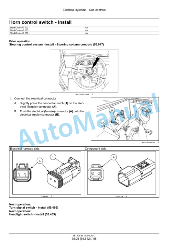 New Holland 102, 103, 105 StackCruiser Tier 4B Final Bale Wagon Service Manual 48190534 4 New Holland 102, 103, 105 StackCruiser Tier 4B Final Bale Wagon Service Manual 48190534 - Image 4