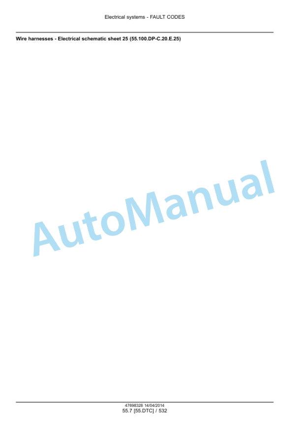 New Holland 130 Speedrower Self-Propelled Windrower Service Manual 47698328 5 New Holland 130 Speedrower Self-Propelled Windrower Service Manual 47698328 - Image 5