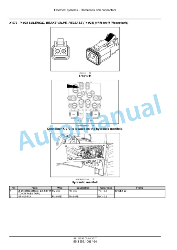 New Holland 130 Speedrower Tier 3 Self-Propelled Windrower Service Manual 48126536 3 New Holland 130 Speedrower Tier 3 Self-Propelled Windrower Service Manual 48126536 - Image 3
