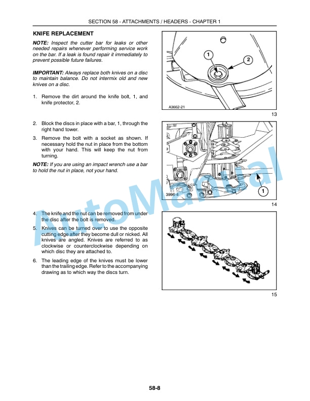 New Holland 1411, 1412 Repair Manual 86630282 4 New Holland 1411, 1412 Repair Manual 86630282 - Image 4