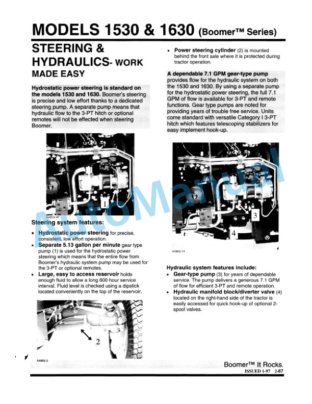 New Holland 1530, 1630, 1725, 1925 Feature Product Manual 86560392 2 New Holland 1530, 1630, 1725, 1925 Feature Product Manual 86560392-2