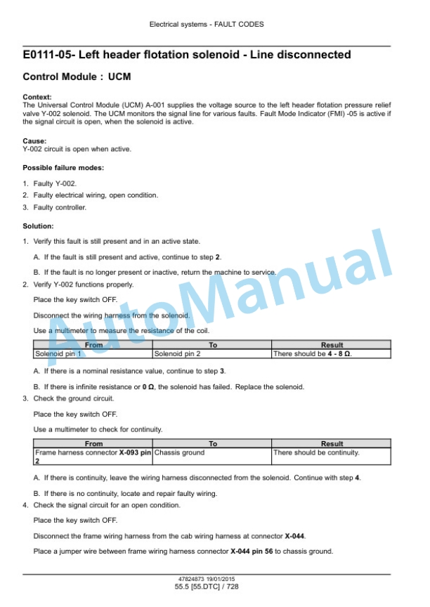New Holland 160 Speedrower Tier 4B Final Self-Propelled Windrower Service Manual 47824873 5 New Holland 160 Speedrower Tier 4B Final Self-Propelled Windrower Service Manual 47824873 - Image 5