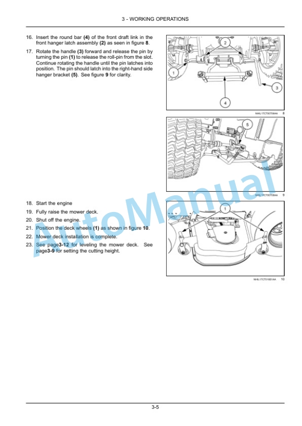 New Holland 160GMS For Boomer 25 Compact Mower Deck Operation and Maintenance Manual 51567834 3 New Holland 160GMS For Boomer 25 Compact Mower Deck Operation and Maintenance Manual 51567834 - Image 3