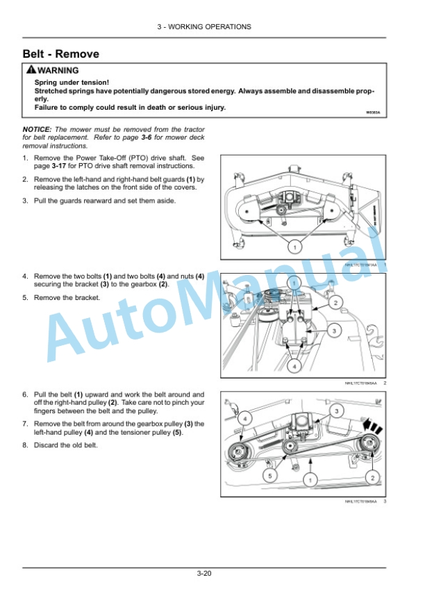 New Holland 160GMS For Boomer 25 Compact Mower Deck Operation and Maintenance Manual 51567834 4 New Holland 160GMS For Boomer 25 Compact Mower Deck Operation and Maintenance Manual 51567834 - Image 4