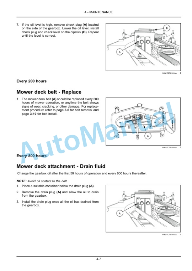 New Holland 160GMS For Boomer 25 Compact Mower Deck Operation and Maintenance Manual 51567834 5 New Holland 160GMS For Boomer 25 Compact Mower Deck Operation and Maintenance Manual 51567834 - Image 5