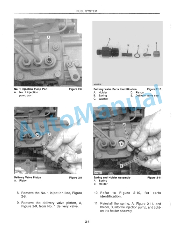 Alternative view of New Holland 1715 Tractor Service Manual 40132023