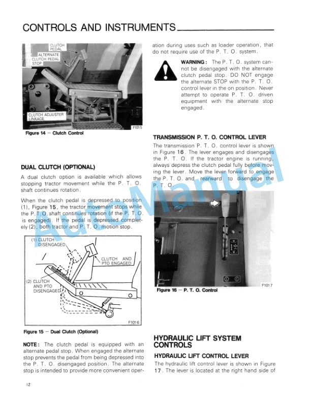 New Holland 1720 Tractor Operation and Maintenance Manual 42172010 2 New Holland 1720 Tractor Operation and Maintenance Manual 42172010-2
