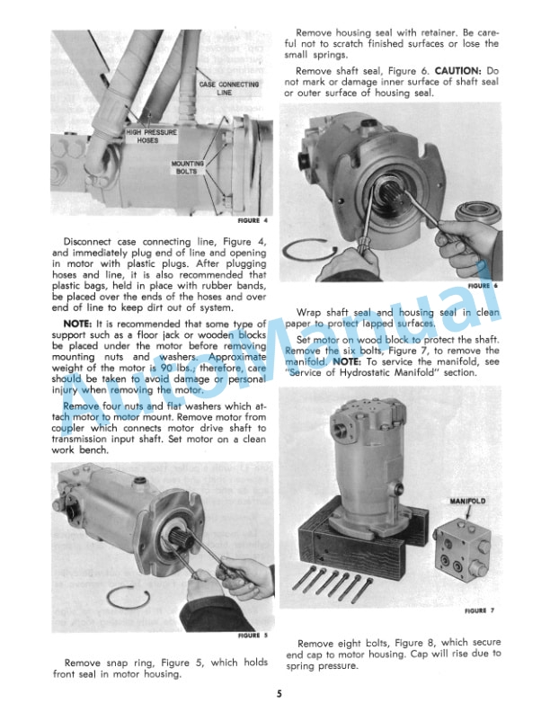 New Holland 1880 Crop Cruiser Hydrostatic Motor Service Manual 40631500 2 New Holland 1880 Crop Cruiser Hydrostatic Motor Service Manual 40631500-2