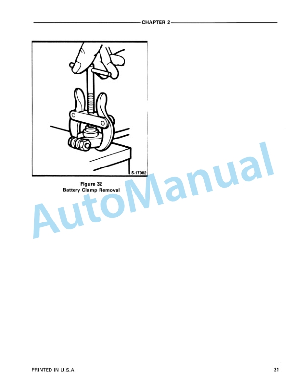 Alternative view of New Holland 1920, 2120 Tractor Repair Manual 40192020