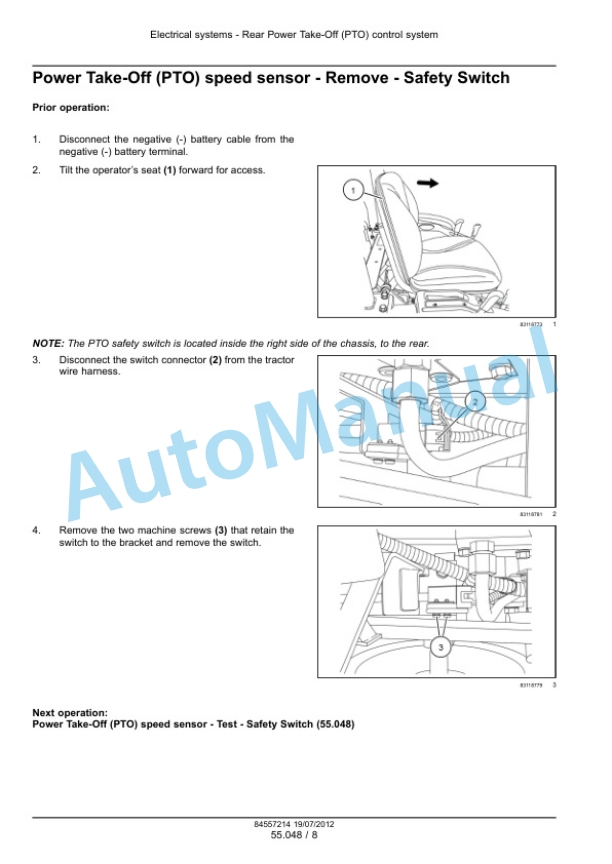 New Holland 20, 25 Boomer Compact Tractor Service Manual 84557214 5 New Holland 20, 25 Boomer Compact Tractor Service Manual 84557214 - Image 5