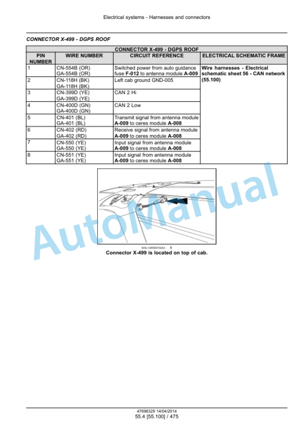 New Holland 200, 240 Speedrower Self-Propelled Windrower Service Manual 47698329 3 New Holland 200, 240 Speedrower Self-Propelled Windrower Service Manual 47698329 - Image 3
