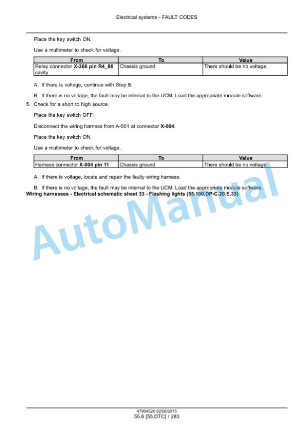 New Holland 200, 240 Speedrower Tier 3 Self-Propelled Windrower Service Manual 47904526 4 New Holland 200, 240 Speedrower Tier 3 Self-Propelled Windrower Service Manual 47904526 - Image 4