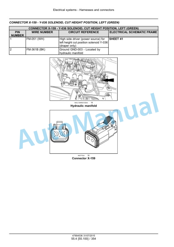 New Holland 200, 240 Speedrower Tier 3 Self-Propelled Windrower Service Manual 47904536 3 New Holland 200, 240 Speedrower Tier 3 Self-Propelled Windrower Service Manual 47904536 - Image 3