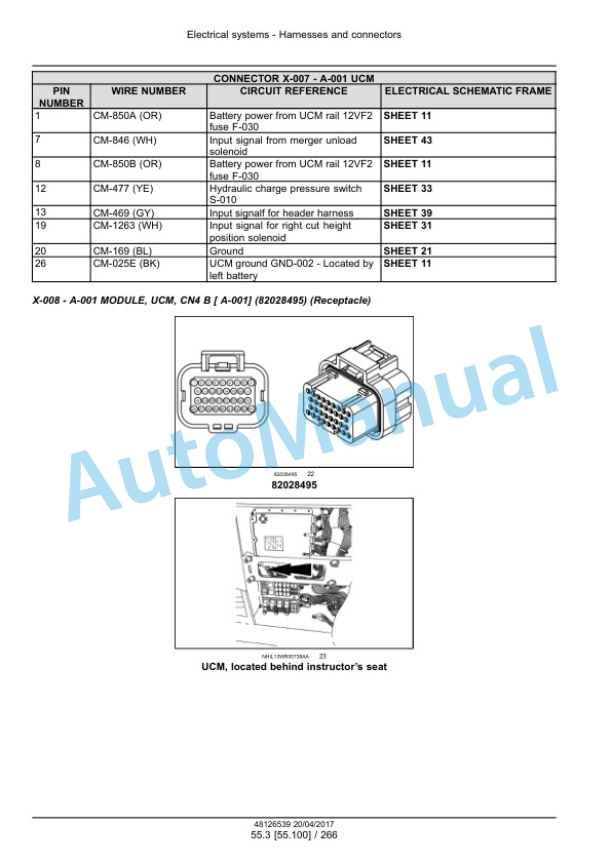 New Holland 200, 240 Speedrower Tier 3 Self-Propelled Windrower Service Manual 48126539 3 New Holland 200, 240 Speedrower Tier 3 Self-Propelled Windrower Service Manual 48126539 - Image 3