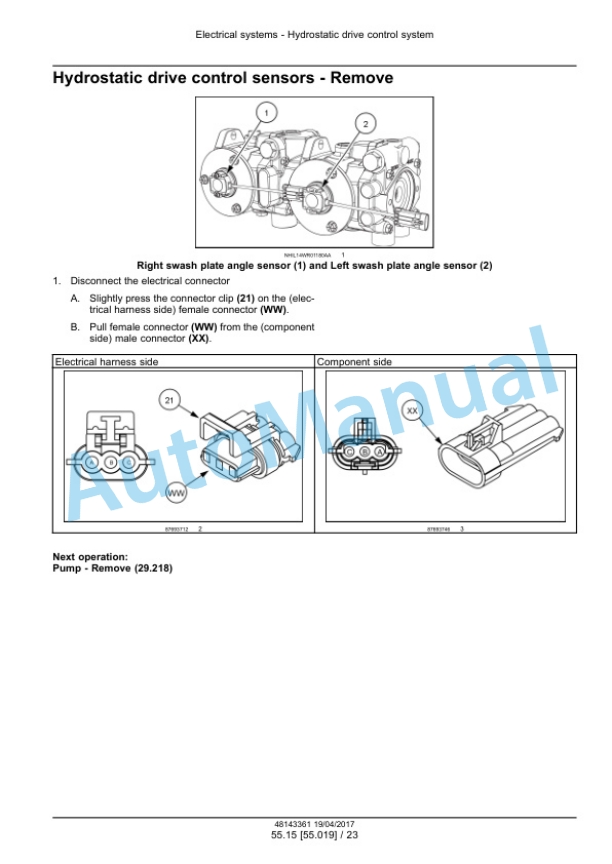 New Holland 200, 240 Speedrower Tier 3 Self-Propelled Windrower Service Manual 48143361 4 New Holland 200, 240 Speedrower Tier 3 Self-Propelled Windrower Service Manual 48143361 - Image 4