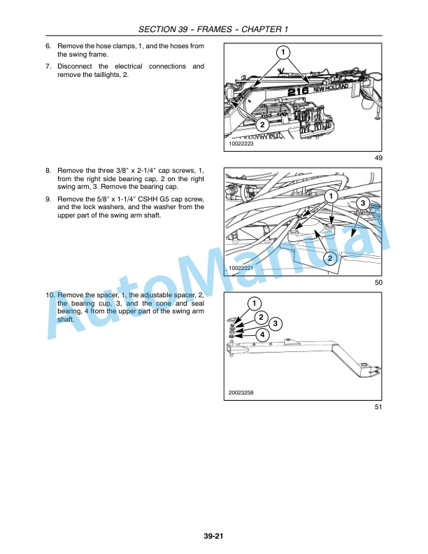 New Holland 216 Rake Repair Manual 87049456 4 New Holland 216 Rake Repair Manual 87049456-4