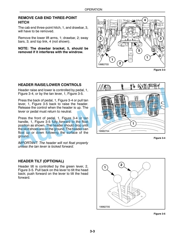 New Holland 2300BF With Auxiliary Hydraulic Operation and Maintenance Manual 86574146 3 New Holland 2300BF With Auxiliary Hydraulic Operation and Maintenance Manual 86574146-3