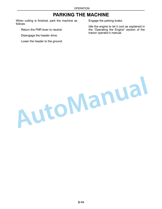 New Holland 2300BF With Auxiliary Hydraulic Operation and Maintenance Manual 86574146 4 New Holland 2300BF With Auxiliary Hydraulic Operation and Maintenance Manual 86574146-4