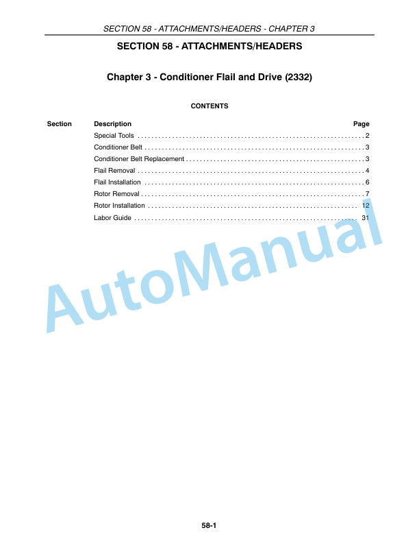 New Holland 2331, 2332 Repair Manual 86643834 5 New Holland 2331, 2332 Repair Manual 86643834-5
