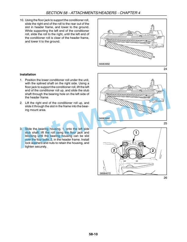 New Holland 2353 Disc Header Repair Manual 87385437 5 New Holland 2353 Disc Header Repair Manual 87385437-5