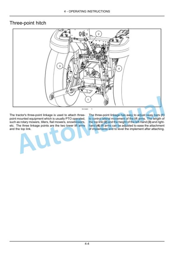 New Holland 24 Boomer Compact Tractor Operation and Maintenance Manual 47727071 3 New Holland 24 Boomer Compact Tractor Operation and Maintenance Manual 47727071-3
