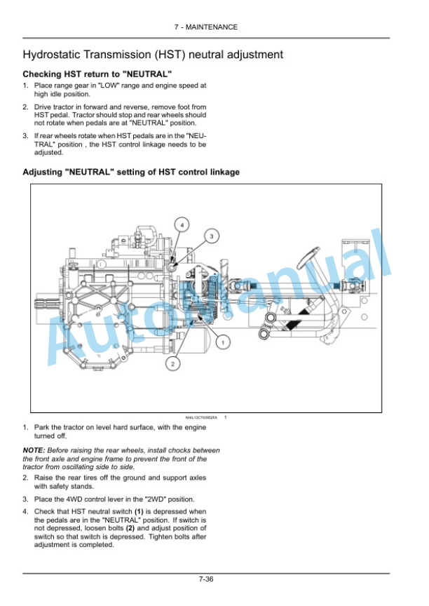 New Holland 24 Boomer Compact Tractor Operation and Maintenance Manual 47727071 5 New Holland 24 Boomer Compact Tractor Operation and Maintenance Manual 47727071-5