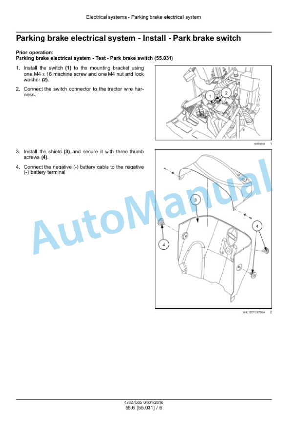 New Holland 24 Boomer Tier 4B Final Compact Tractor Service Manual 47969439 4 New Holland 24 Boomer Tier 4B Final Compact Tractor Service Manual 47969439 - Image 4