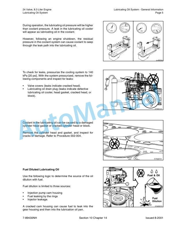 New Holland 24 Vavle, 8.3 Liter Engine Repair Manual 87025678 2 New Holland 24 Vavle, 8.3 Liter Engine Repair Manual 87025678-2