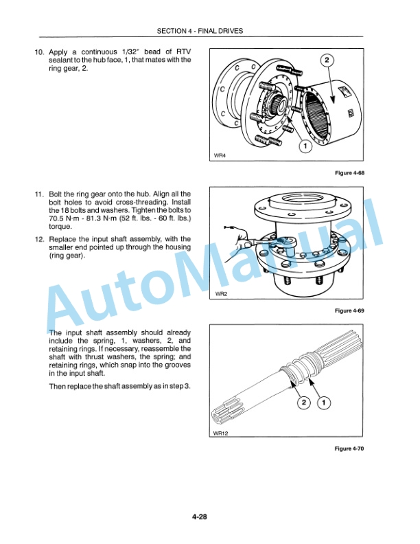 New Holland 2450, 2550 Repair Manual 86575157 4 New Holland 2450, 2550 Repair Manual 86575157-4