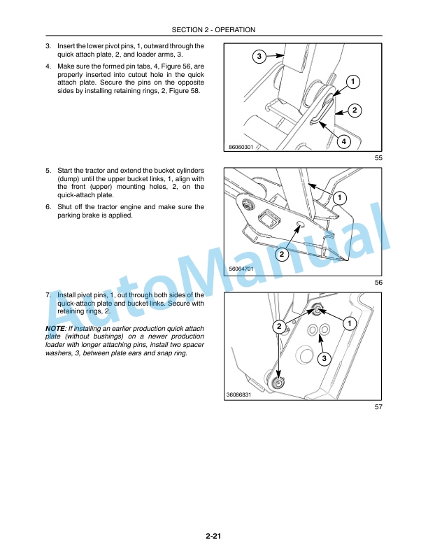 New Holland 250TL For Boomer 8N Tractor Operation and Maintenance Manual 84207117 4 New Holland 250TL For Boomer 8N Tractor Operation and Maintenance Manual 84207117 - Image 4