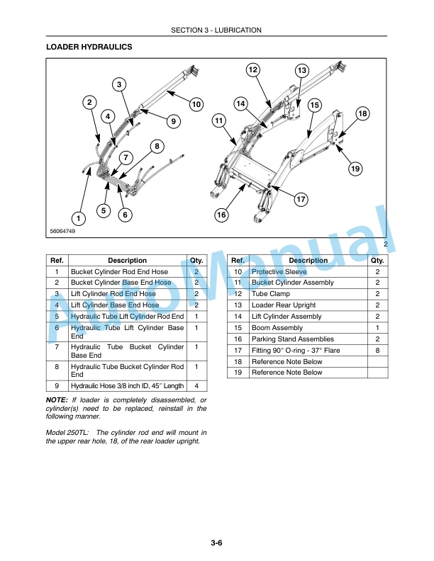 New Holland 250TL For Boomer 8N Tractor Operation and Maintenance Manual 84207117 5 New Holland 250TL For Boomer 8N Tractor Operation and Maintenance Manual 84207117 - Image 5