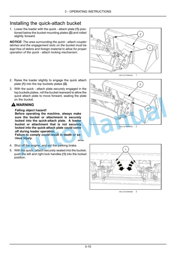 New Holland 250TLA Farm Loader Operation and Maintenance Manual 48077338 3 New Holland 250TLA Farm Loader Operation and Maintenance Manual 48077338-3