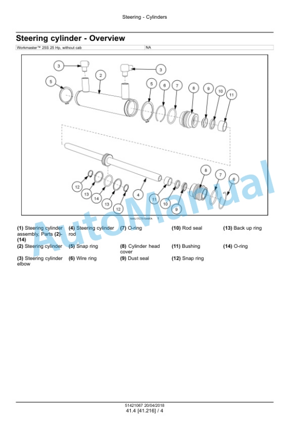 New Holland 25S Workmaster Tier 4B Final Compact Tractor Service Manual 51421067 4 New Holland 25S Workmaster Tier 4B Final Compact Tractor Service Manual 51421067 - Image 4