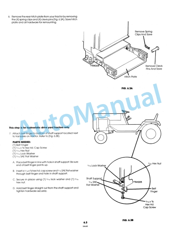New Holland 26 Rotary Tiller Attachment Operation Manual and Part List 42002611 4 New Holland 26 Rotary Tiller Attachment Operation Manual and Part List 42002611-4