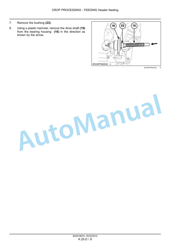 New Holland 270FP, 280FP, 290FP Tractor Service Manual 84291967A 5 New Holland 270FP, 280FP, 290FP Tractor Service Manual 84291967A-5