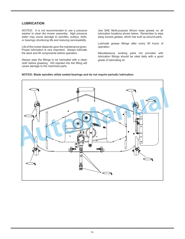 New Holland 272GMS Mid Mount, Side Discharge Mower Deck Operation and Maintenance Manual 47547318 3 New Holland 272GMS Mid Mount, Side Discharge Mower Deck Operation and Maintenance Manual 47547318 - Image 3