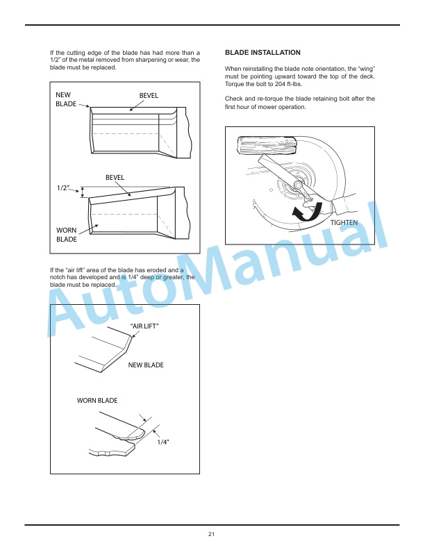New Holland 272GMS Mid Mount, Side Discharge Mower Deck Operation and Maintenance Manual 47547318 4 New Holland 272GMS Mid Mount, Side Discharge Mower Deck Operation and Maintenance Manual 47547318 - Image 4