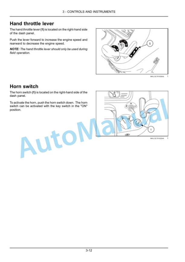 New Holland 30, 35 Boomer Stage IIIA Compact Tractor Operation and Maintenance Manual 51559570 3 New Holland 30, 35 Boomer Stage IIIA Compact Tractor Operation and Maintenance Manual 51559570 - Image 3