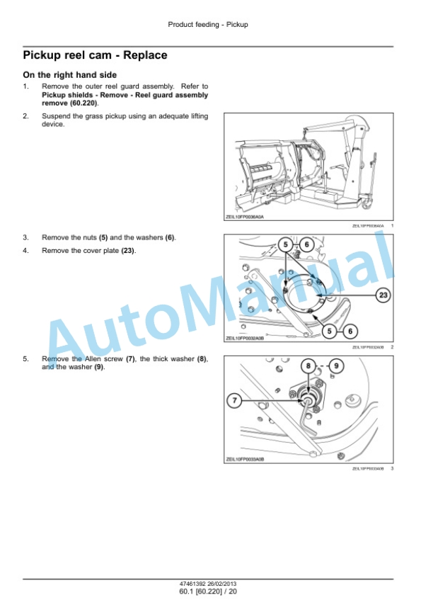 New Holland 300FP, 380FP Header Service Manual 47461392 5 New Holland 300FP, 380FP Header Service Manual 47461392-5