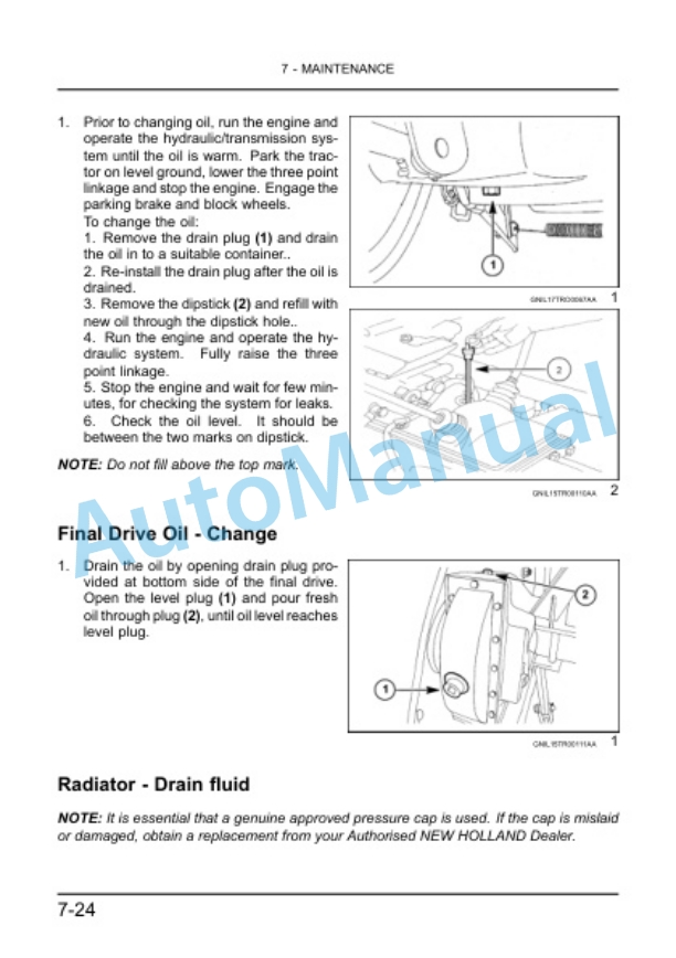 New Holland 3032 Tractor Operation and Maintenance Manual 48134665 5 New Holland 3032 Tractor Operation and Maintenance Manual 48134665 - Image 5