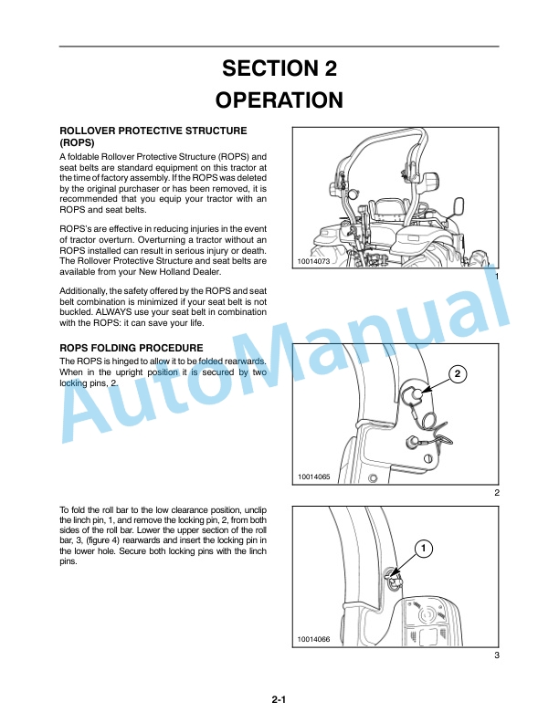 New Holland 3040, 3045, 3050 Boomer Tractor Operation and Maintenance Manual 84328431 2 New Holland 3040, 3045, 3050 Boomer Tractor Operation and Maintenance Manual 84328431-2