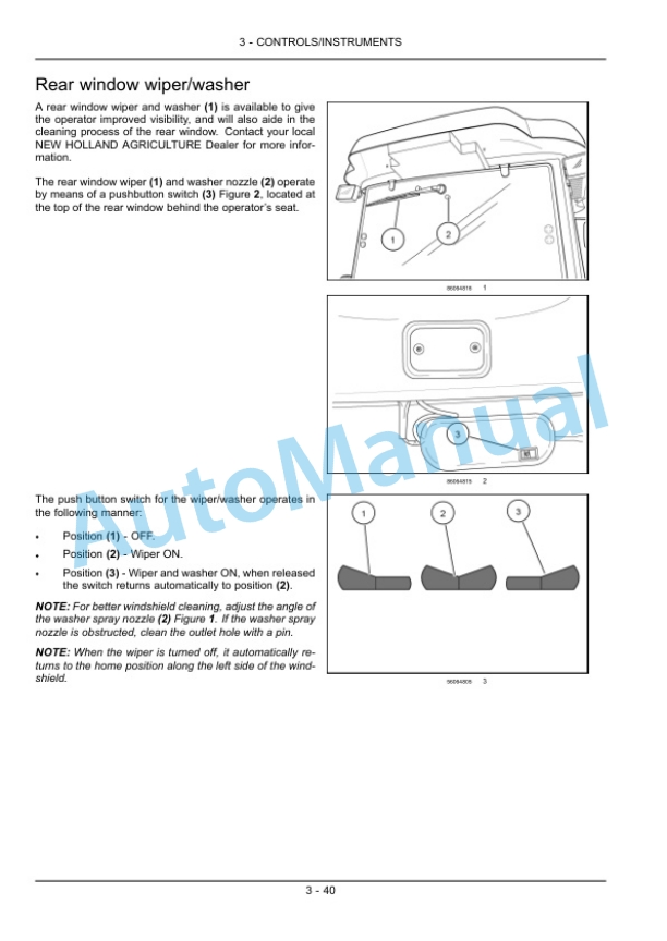 New Holland 3040, 3045, 3050 Boomer With Cab and CVT Transmission Compact Tractor Operation and Maintenance Manual 84382266 3 New Holland 3040, 3045, 3050 Boomer With Cab and CVT Transmission Compact Tractor Operation and Maintenance Manual 84382266-3