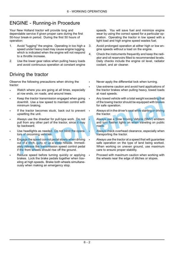 New Holland 3040, 3045, 3050 Boomer With Cab and CVT Transmission Compact Tractor Operation and Maintenance Manual 84382266 4 New Holland 3040, 3045, 3050 Boomer With Cab and CVT Transmission Compact Tractor Operation and Maintenance Manual 84382266-4
