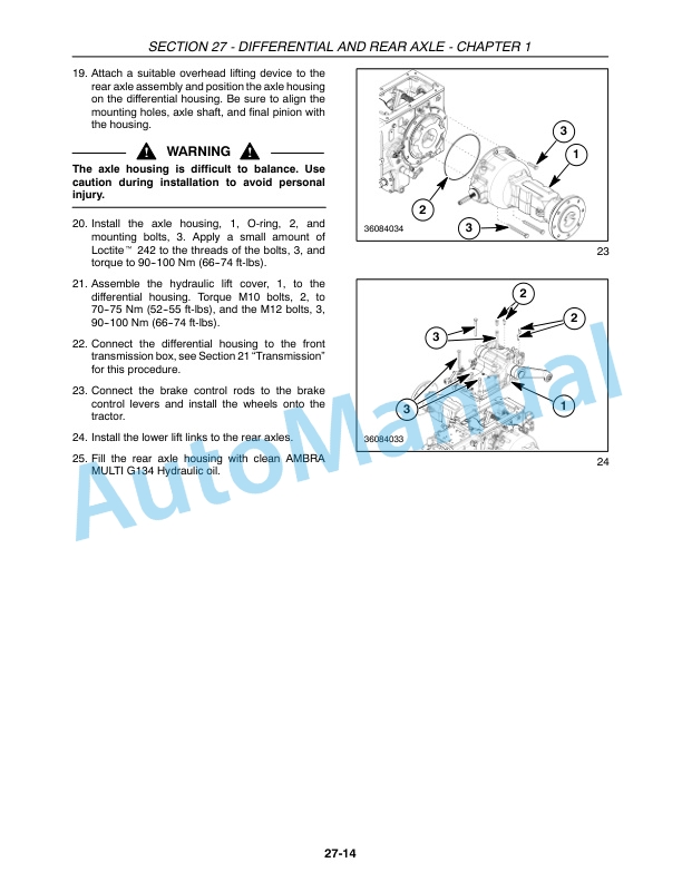 New Holland 3040, 3045, 3050 Boomer With Cab and CVT Transmission Service Manual 84126851 3 New Holland 3040, 3045, 3050 Boomer With Cab and CVT Transmission Service Manual 84126851-3