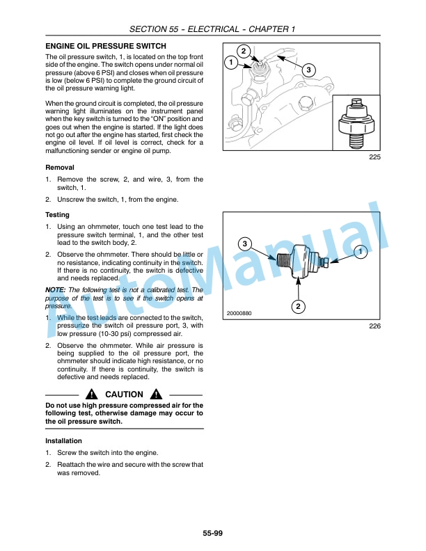 New Holland 3040, 3045, 3050 Boomer With Cab and CVT Transmission Service Manual 84126853-3